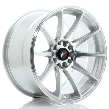 Cerchio in lega JR Wheels JR11 18x9,5 ET30 5x112/114 Silver Machined
