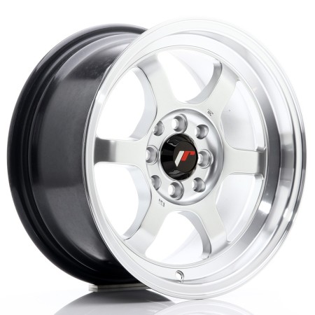 Cerchio in lega JR Wheels JR12 15x7,5 ET26 4x100/114 Hyper Silver