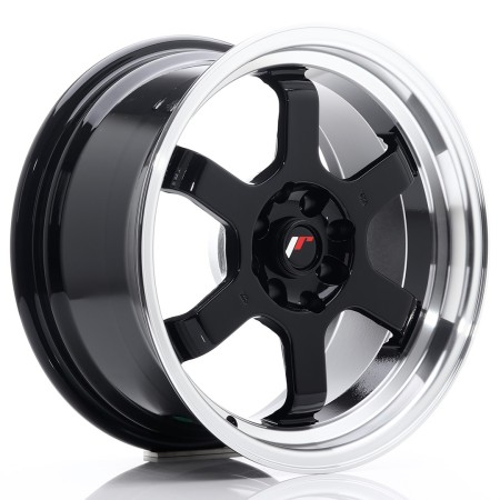 Cerchio in lega JR Wheels JR12 16x8 ET15 4x100/114 Gloss Black