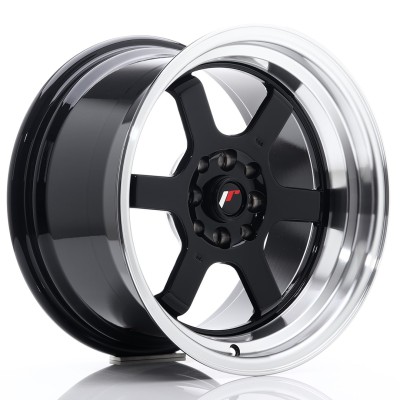 Cerchio in lega JR Wheels JR12 16x9 ET10 4x100/114 Gloss Black