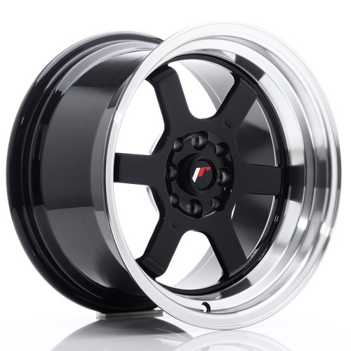 Cerchio in lega JR Wheels JR12 16x9 ET10 4x100/114 Gloss Black