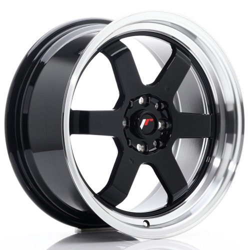 Cerchio in lega JR Wheels JR12 17x8 ET33 4x100/114 Gloss Black
