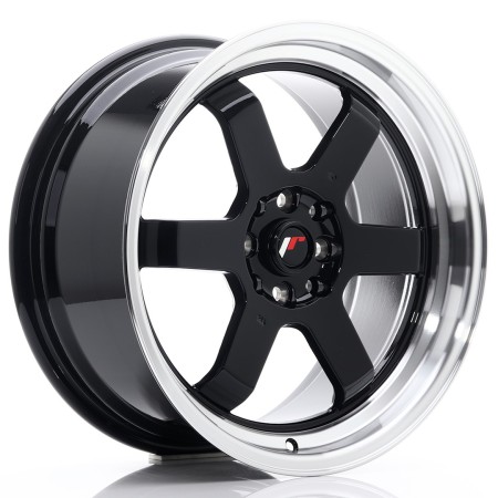 Cerchio in lega JR Wheels JR12 17x8 ET33 5x100/114 Gloss Black