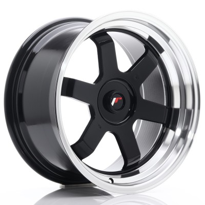 Cerchio in lega JR Wheels JR12 17x9 ET25 Blank Gloss Black