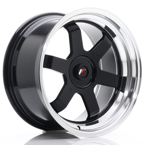 Cerchio in lega JR Wheels JR12 17x9 ET25 Blank Gloss Black