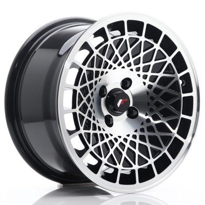 Cerchio in lega JR Wheels JR14 15x8 ET20 4x100 Gloss Black Machined Face