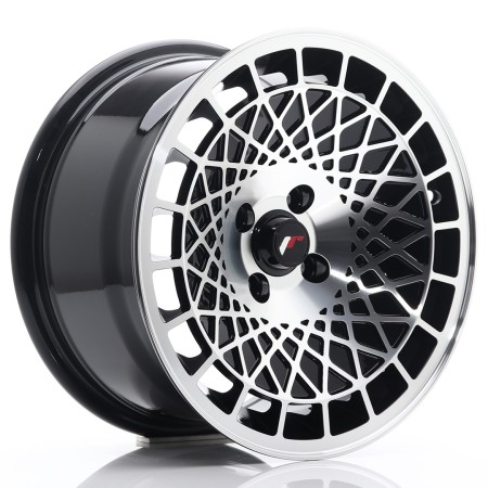 Cerchio in lega JR Wheels JR14 15x8 ET20 4x100 Gloss Black Machined Face