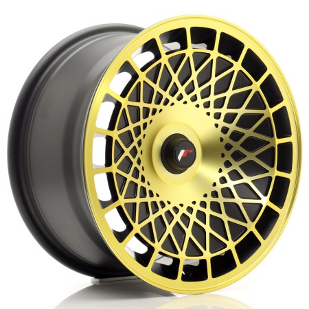 Cerchio in lega JR Wheels JR14 16x8 ET25 Blank Black Gold Finish