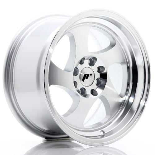 Cerchio in lega JR Wheels JR15 15x8 ET20 4x100/108 Machined Silver