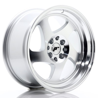 Cerchio in lega JR Wheels JR15 16x8 ET25 4x100/108 Machined Silver