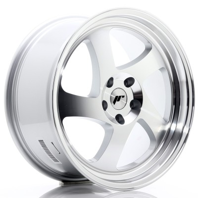 Cerchio in lega JR Wheels JR15 18x8,5 ET40 5x112 Machined Silver