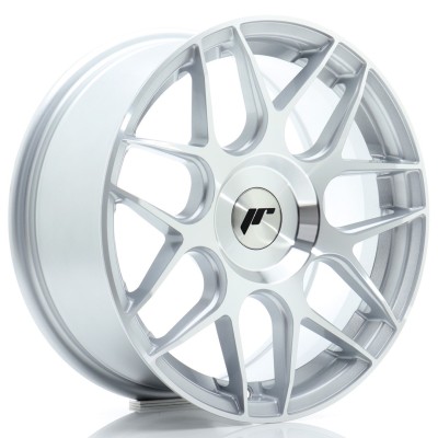 Cerchio in lega JR Wheels JR18 16x7 ET20-35 BLANK Silver Machined Face