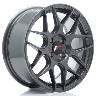 Cerchio in lega JR Wheels JR18 16x7 ET35 4x100 Hyper Gray