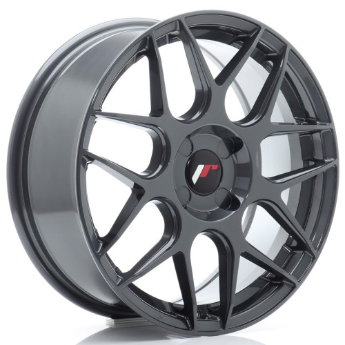 Cerchio in lega JR Wheels JR18 17x7 ET20-40 4H BLANK Hyper Gray