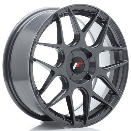 Cerchio in lega JR Wheels JR18 17x7 ET20-40 4H BLANK Hyper Gray