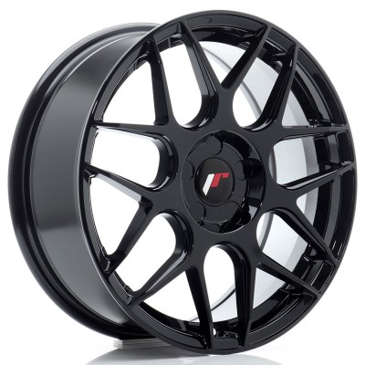 Cerchio in lega JR Wheels JR18 17x7 ET20-40 5H BLANK Gloss Black