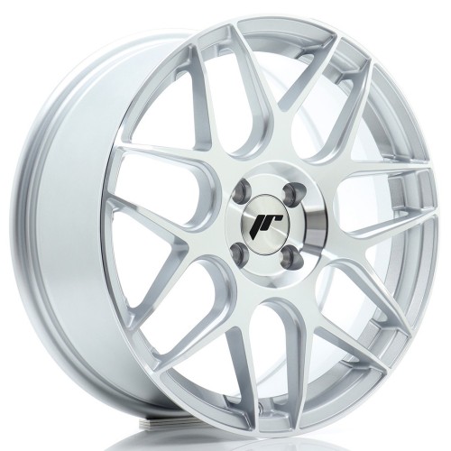 Cerchio in lega JR Wheels JR18 17x7 ET40 4x100 Silver Machined Face