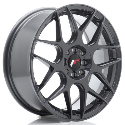 Cerchio in lega JR Wheels JR18 17x7 ET40 4x100/108 Hyper Gray