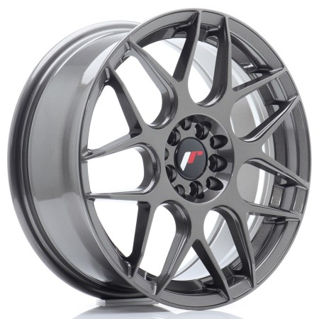 Cerchio in lega JR Wheels JR18 17x7 ET40 5x108/112 Hyper Gray