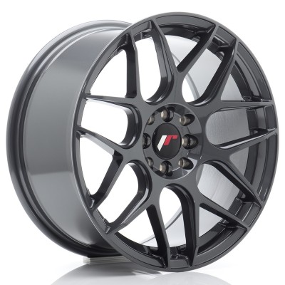 Cerchio in lega JR Wheels JR18 17x8 ET35 5x100/114 Hyper Gray