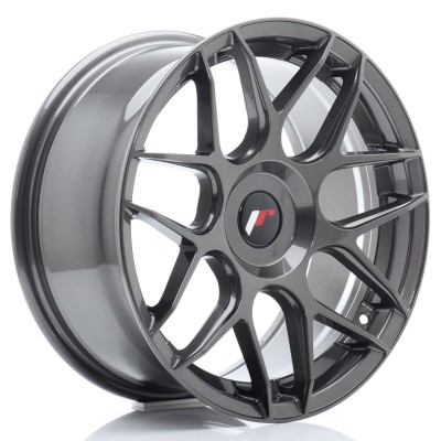 Cerchio in lega JR Wheels JR18 17x8 ET35 Blank Hyper Gray