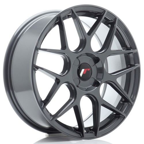 Cerchio in lega JR Wheels JR18 18x7,5 ET20-40 4H BLANK Hyper Gray
