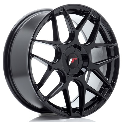 Cerchio in lega JR Wheels JR18 18x7,5 ET20-40 5H BLANK Gloss Black