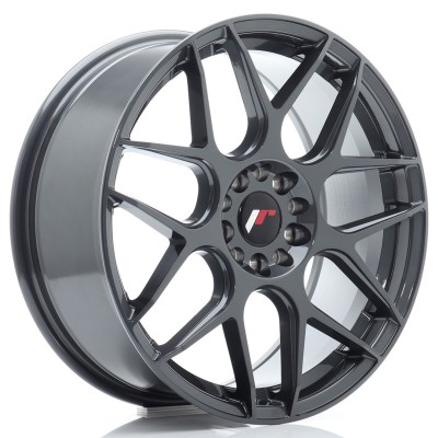 Cerchio in lega JR Wheels JR18 18x7,5 ET35 5x100/120 Hyper Gray