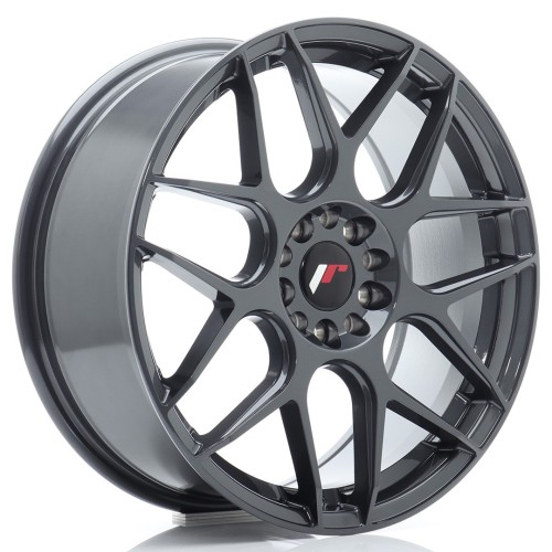 Cerchio in lega JR Wheels JR18 18x7,5 ET40 5x112/114 Hyper Gray