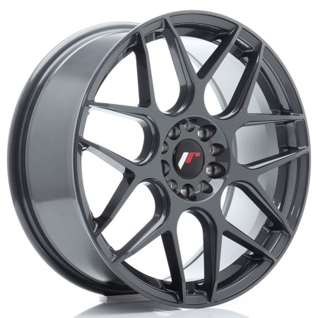 Cerchio in lega JR Wheels JR18 18x7,5 ET40 5x112/114 Hyper Gray