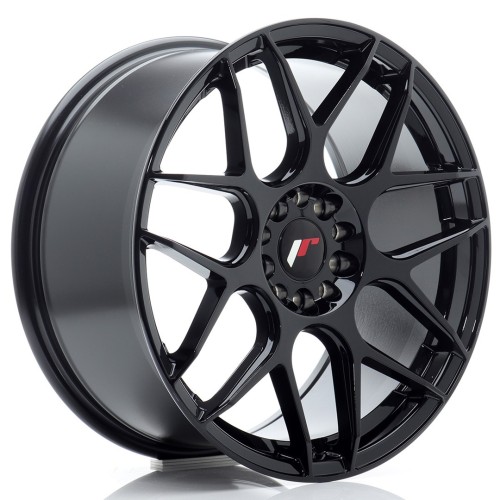 Cerchio in lega JR Wheels JR18 18x8,5 ET45 5x112/114 Gloss Black