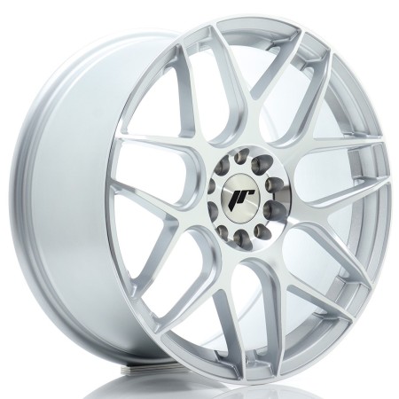 Cerchio in lega JR Wheels JR18 18x8,5 ET45 5x112/114 Silver Machined Face