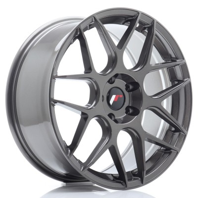 Cerchio in lega JR Wheels JR18 19x8,5 ET40 5x112 Hyper Gray