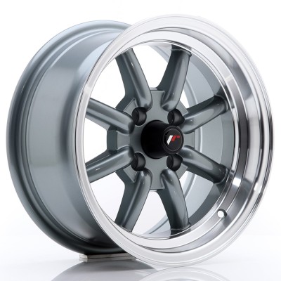 Cerchio in lega JR Wheels JR19 14x7 ET0 4x100 Gun Metal