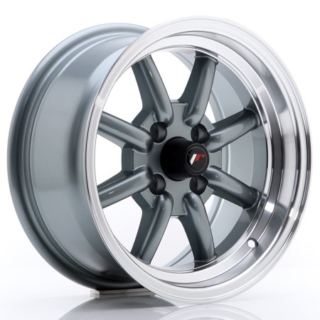 Cerchio in lega JR Wheels JR19 14x7 ET0 4x100 Gun Metal