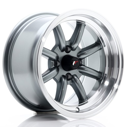 Cerchio in lega JR Wheels JR19 14x8 ET-13 4x100 Gun Metal