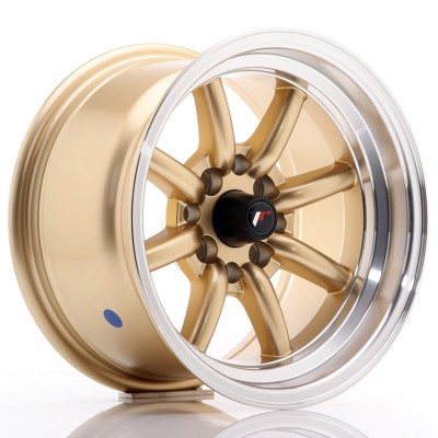 Cerchio in lega JR Wheels JR19 14x8 ET-13 4x100/114 Gold