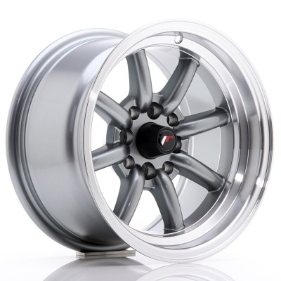 Cerchio in lega JR Wheels JR19 14x8 ET-13 4x100/114 Gun Metal