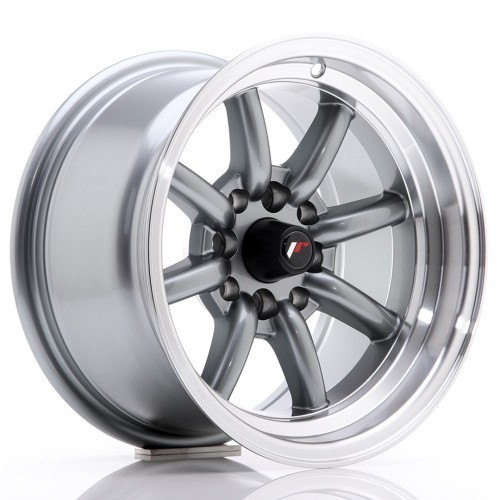 Cerchio in lega JR Wheels JR19 14x8 ET-13 4x100/114 Gun Metal