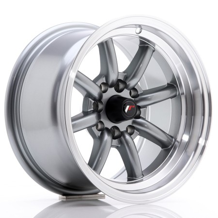 Cerchio in lega JR Wheels JR19 14x8 ET-13 4x100/114 Gun Metal