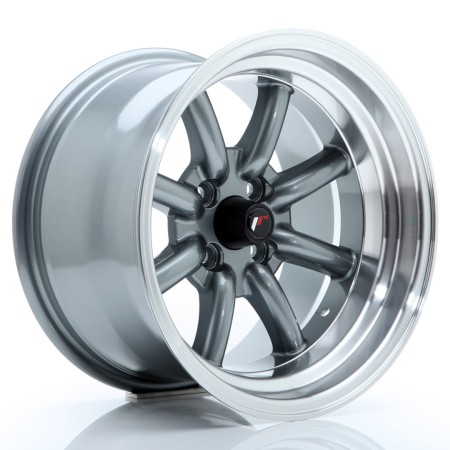 Cerchio in lega JR Wheels JR19 15x9 ET-13 4x100 Gun Metal
