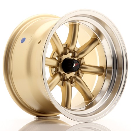 Cerchio in lega JR Wheels JR19 15x9 ET-13 4x100/114 Gold