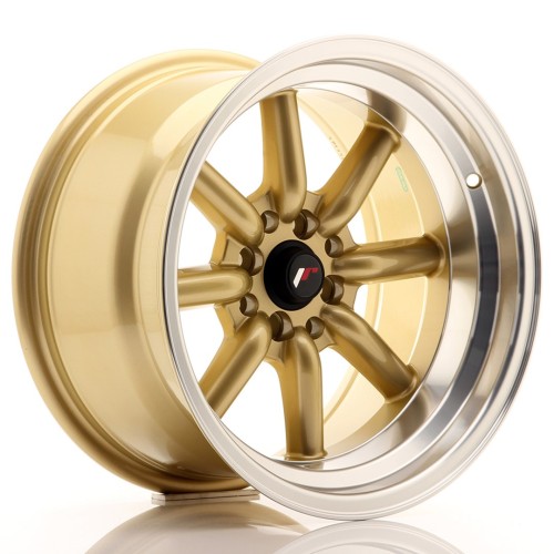 Cerchio in lega JR Wheels JR19 16x9 ET-15 4x100/114 Gold