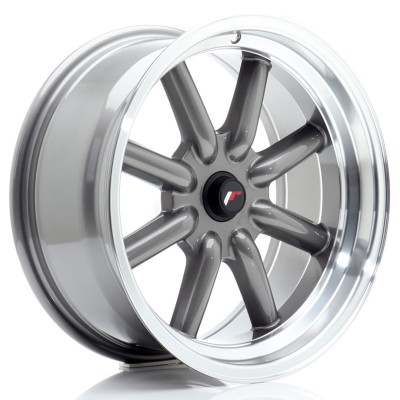 Cerchio in lega JR Wheels JR19 17x8 ET-20-0 BLANK Gun Metal