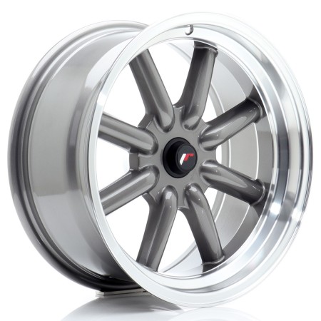 Cerchio in lega JR Wheels JR19 17x8 ET-20-0 BLANK Gun Metal