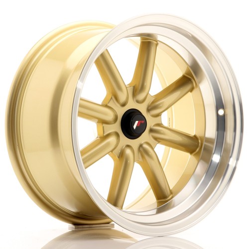 Cerchio in lega JR Wheels JR19 17x9 ET-25-(-10) BLANK Gold