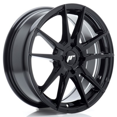 Cerchio in lega JR Wheels JR21 17x7 ET20-40 4H BLANK Gloss Black