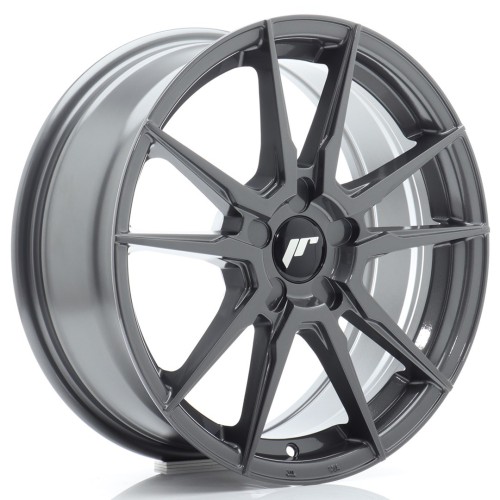 Cerchio in lega JR Wheels JR21 17x7 ET20-40 5H BLANK Hyper Gray