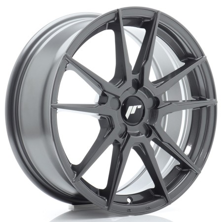 Cerchio in lega JR Wheels JR21 17x7 ET20-40 5H BLANK Hyper Gray
