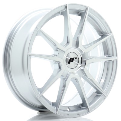 Cerchio in lega JR Wheels JR21 17x7 ET20-40 BLANK Machined Silver